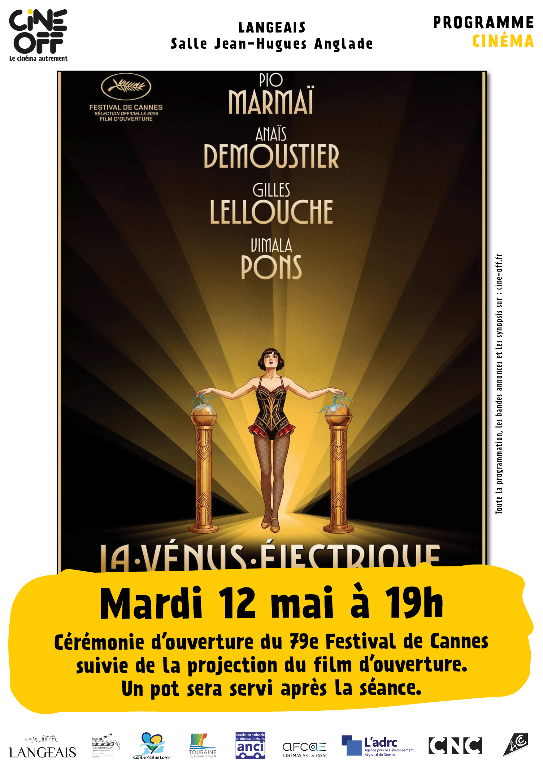 Cérémonie d’Ouverture du 79e Festival de Cannes : La Vénus Electrique